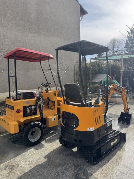 Miniexcavator si minivola noi
