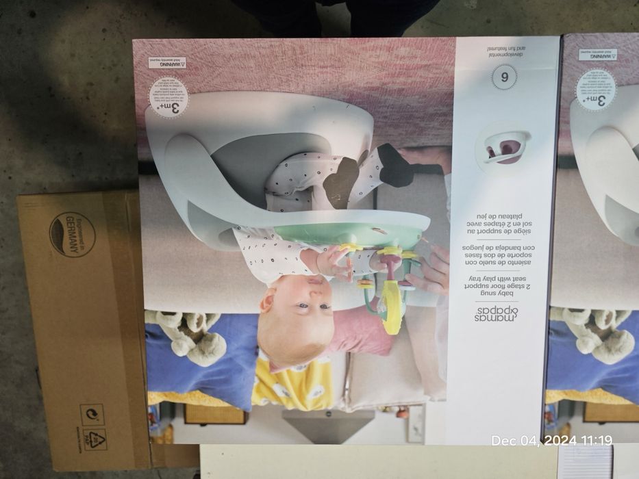 Mamas&papas Snug столче за хранене и игра 3м-3г