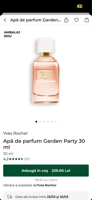 Parfum Apă de parfum Garden Party Yves Rocher