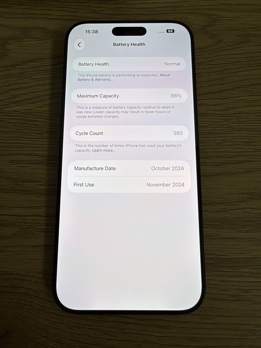 iPhone 16 Pro Max 256GB – Black Titanium
