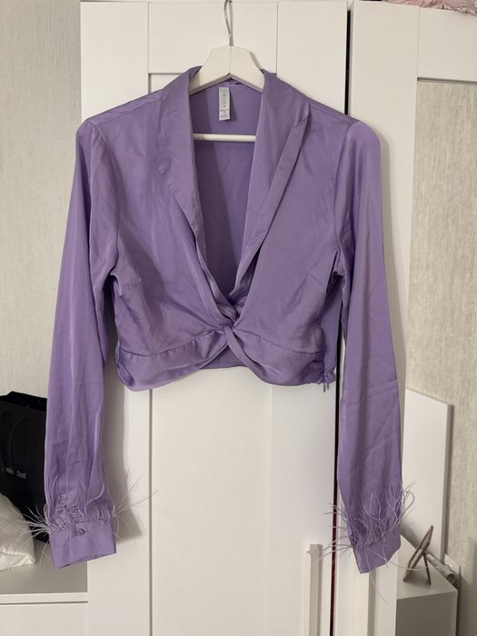 Виолетова ризка с пера