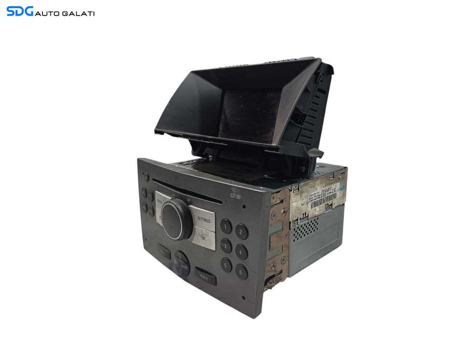 Unitate Radio CD Player Blaupunkt cu Display CD30 Opel Astra H 2004 - 2010 Cod 453116246 13190856 13275077 [L6669]
