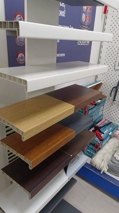 Пластиковые откосы подоконники установка