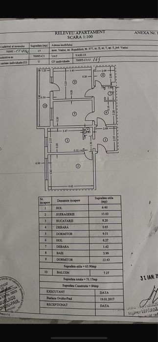Apartament 3 camere de vanzare, se vinde mobilat si utilat