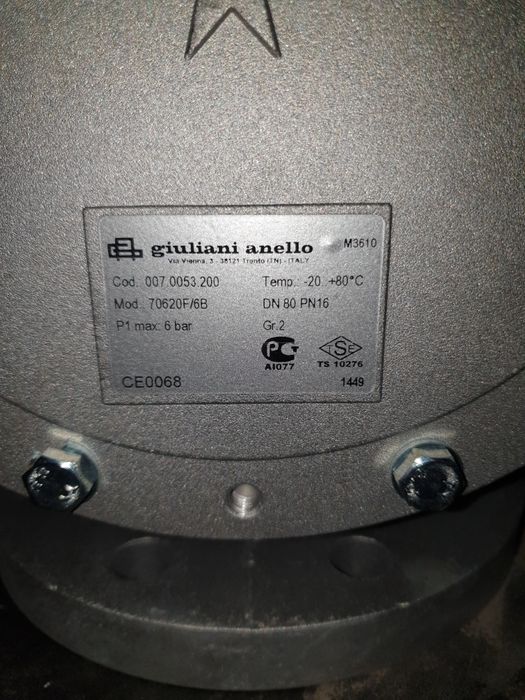 Фильтр газовый giuliani anello DN80