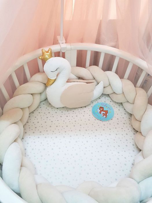 Бортик косичка в любую кроватку