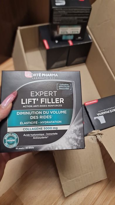 Supliment alimentar Forte Pharma Expert Lift Fill 5000er, efect anti-rid, 5000 mg, 10 fiole