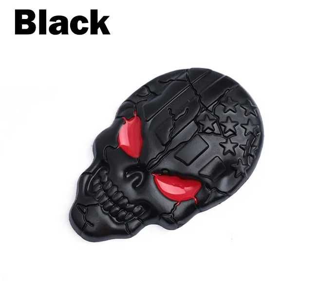 3D Метална емблема Череп 5-цвята