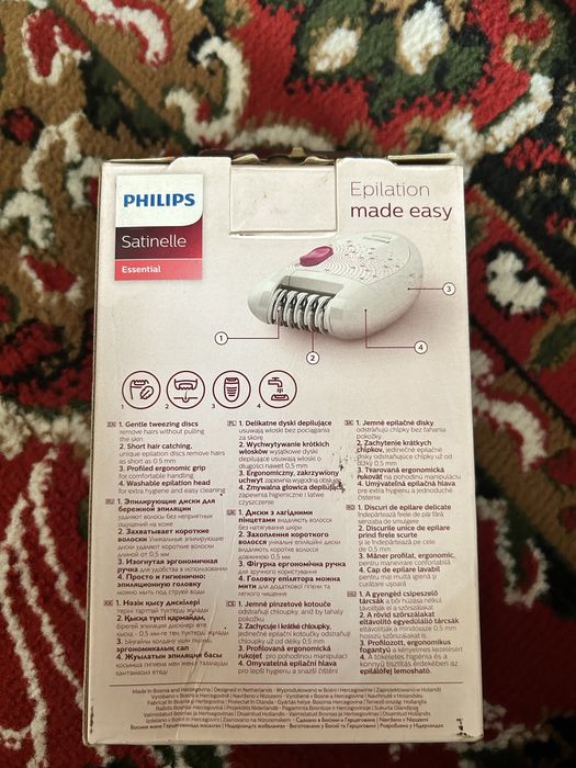 Электро эпилятор Philips Satinelle розовый