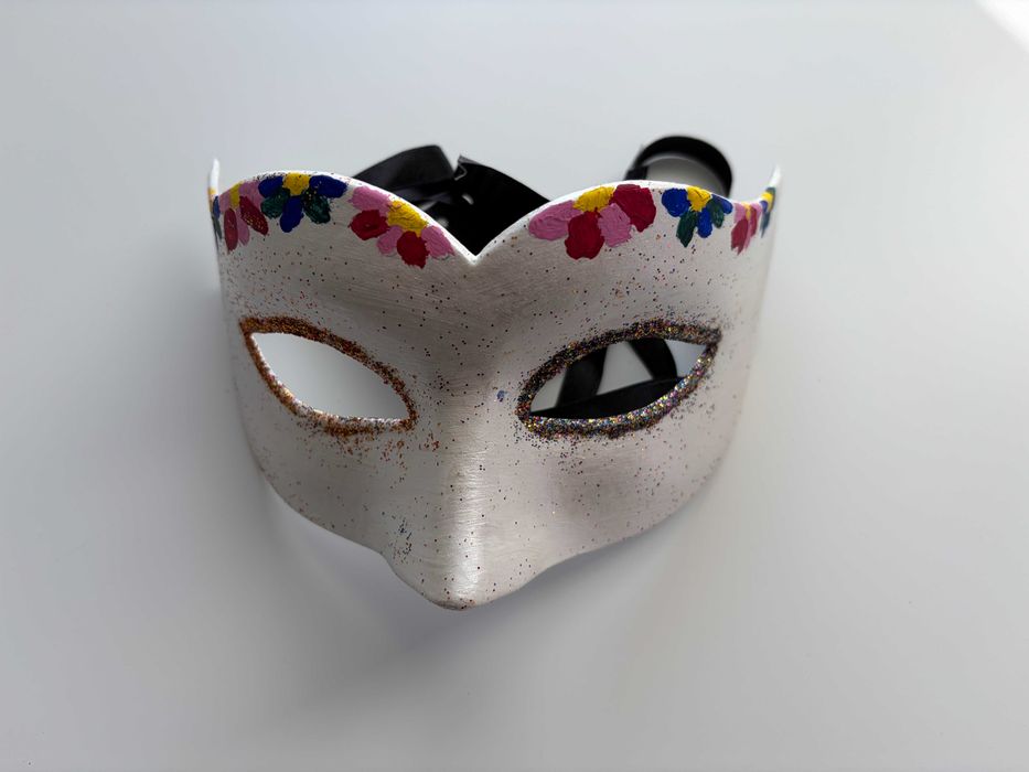 3 Masti Carnaval Venetia – handmade Italia – decorative / carnaval