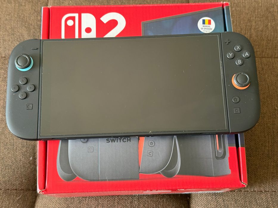 Nintendo Switch 2 Full Box + 5 jocuri Pokémon/Mario Kart + husă