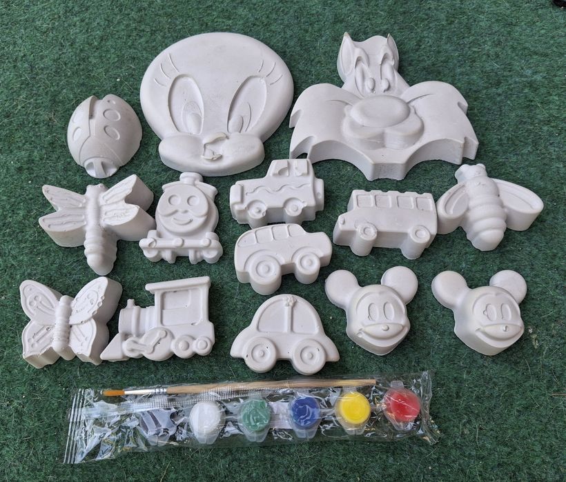 Гипсови фигурки за оцветяване