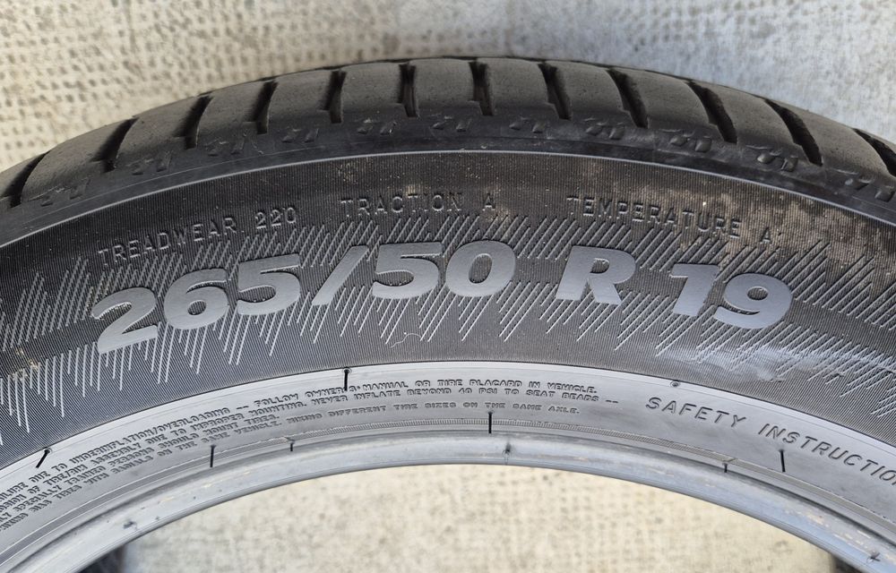 Set 4buc 265/50 R19 110W XL Michelin Latitude Sport³ ZP *BMW RSC  RFT vară