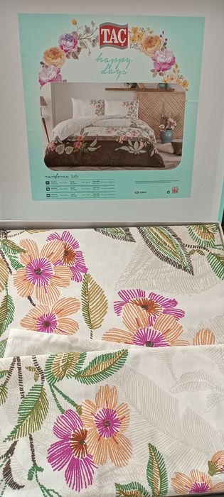 Taç  English Home нов двоен спален комплект  100 %памук ранфорс