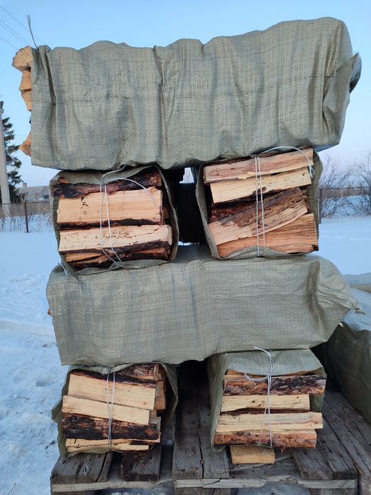 Дрова мешками доставка
