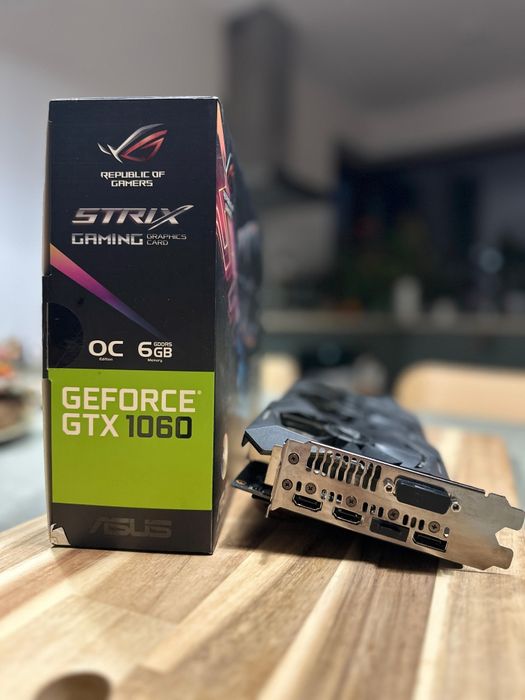 Placa video Asus Strix NVIDIA GeForce GTX 1060 6Gb OC Edition