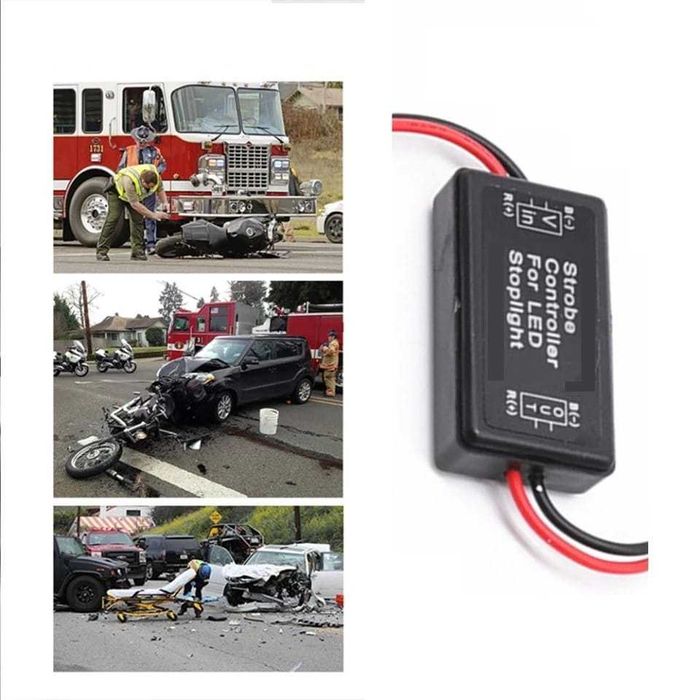 Modul Strobo Flash LED Frana Lampa Stroboscop Frana Stroboscop Stop