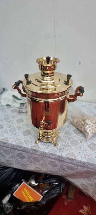 Самовар 7 литр новый янги