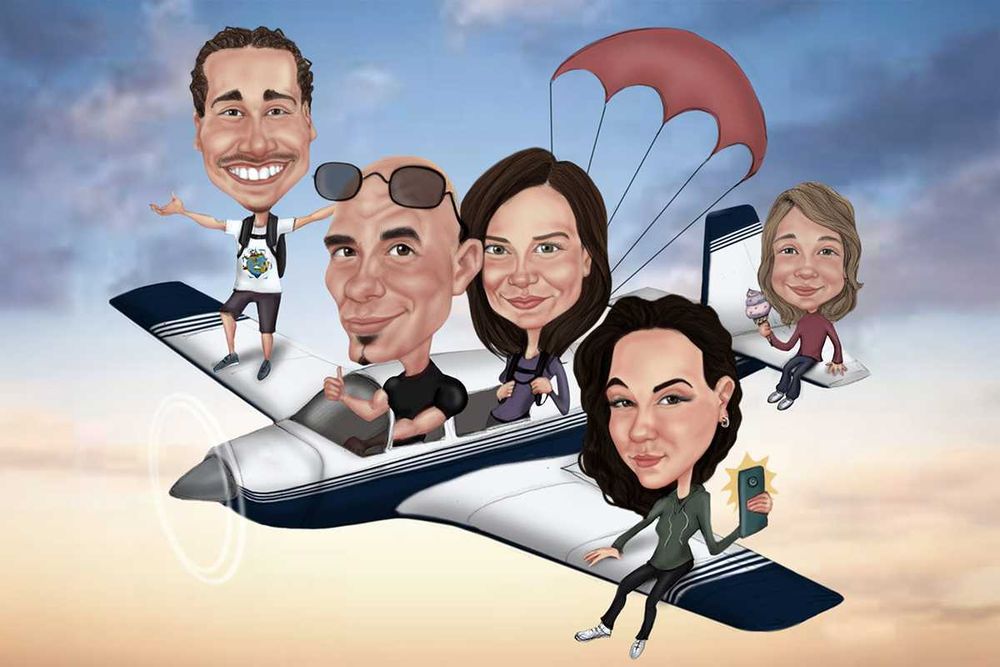 Caricaturi personalizate după poză – cadou original, expresiv și vesel