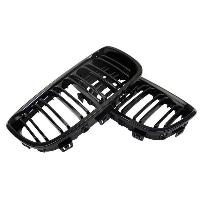 Set 2 grile negre M style BMW seria 1 F20 F21 non facelift 2011-2015