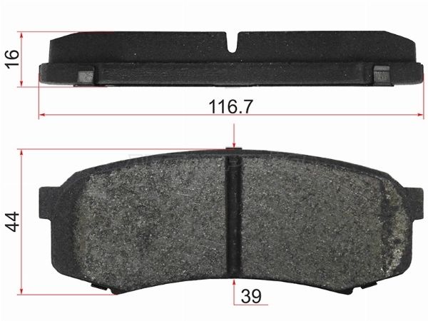 Колодки тормозные зад  Lexus Gx 460