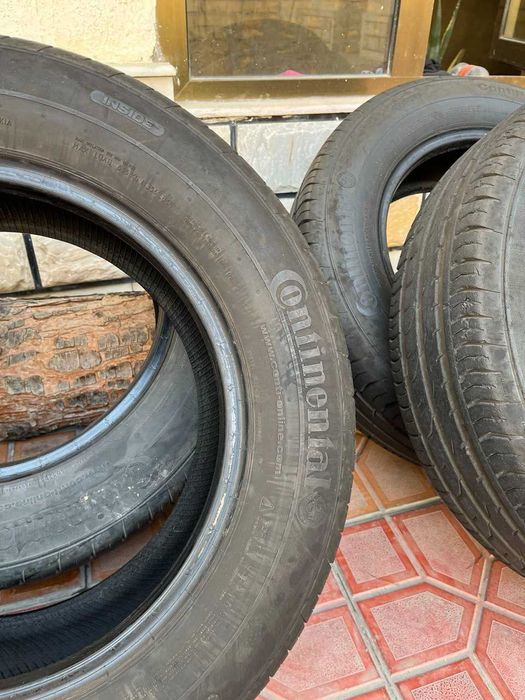 Продаются б/у шины «Continental» размер 195/65R15 по 200 тыс за 1 шину