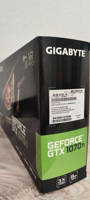 GeForce® GTX 1070 Ti Gaming 8G