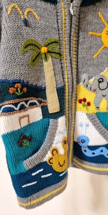 Детска жилетка, размер за две годишно детенце