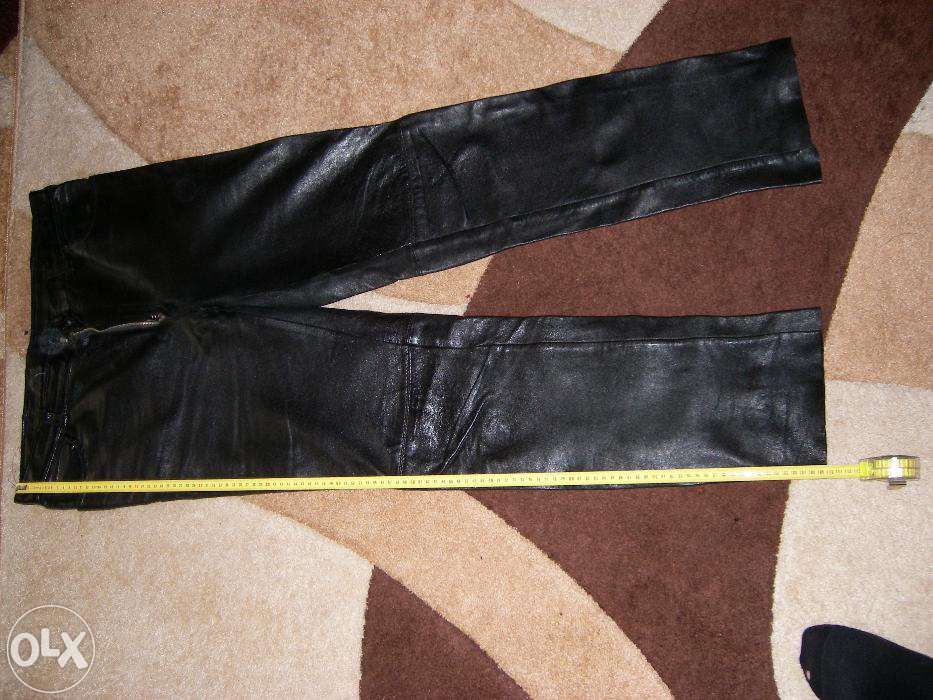 Pantaloni piele motociclist