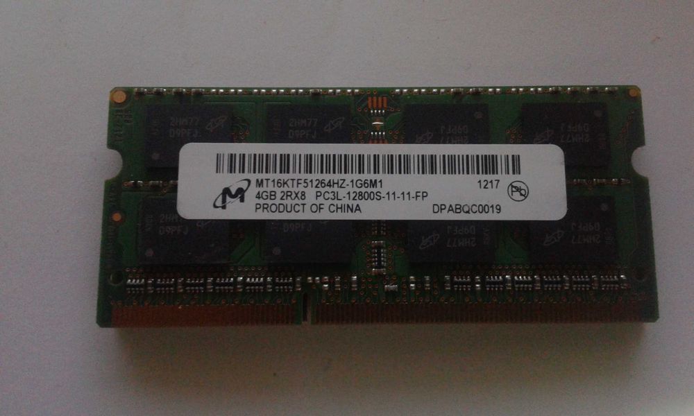Продам ОЗУ MT 4GB 2Rx8 DDR3  (12800). 7000 тг.