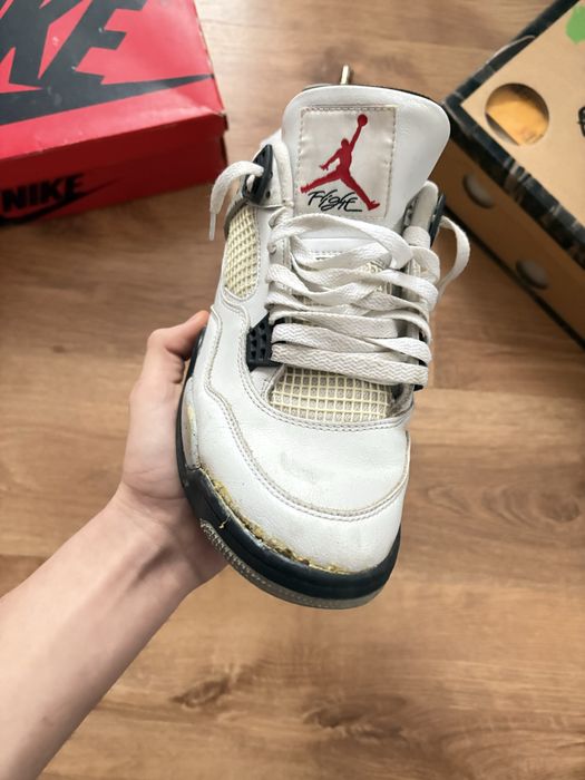 Jordan 4 White Cement