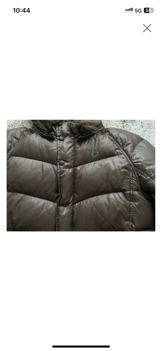Fred Perry raf simons chrome rick пуховик оригинал