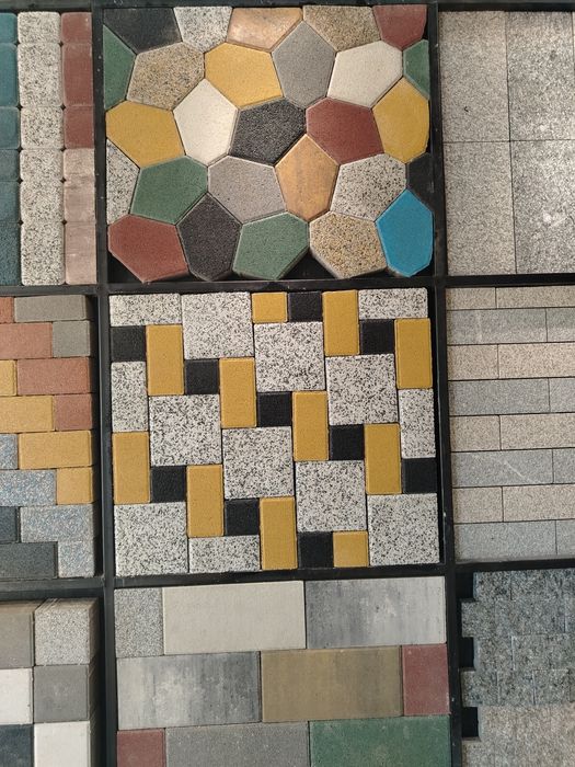 Брусчатки Каменный ковёр Травертин Гранит