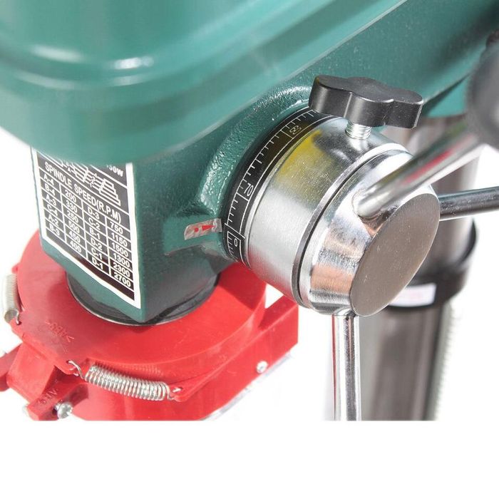 Masina de gaurit fixa cu coloana, de banc, 1450 W, 12 viteze, Kraft