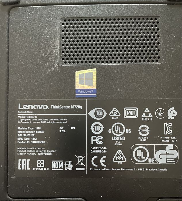 Lenovo ThinkCentre M720q
