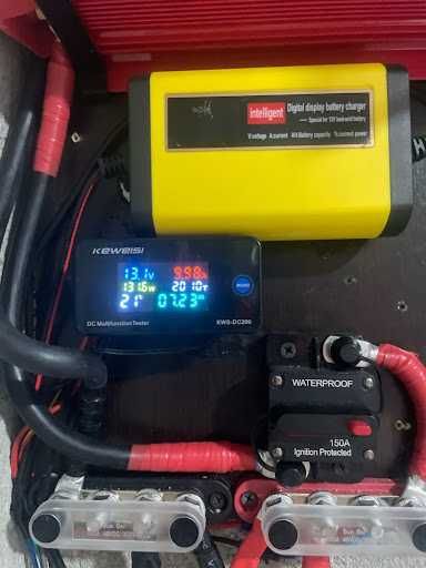 Sistem solar complet 12V – camping / rulota / backup – ca nou