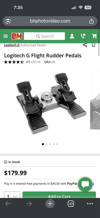 Система за полети Logitech G Saitek PRO, Лост и циферблат