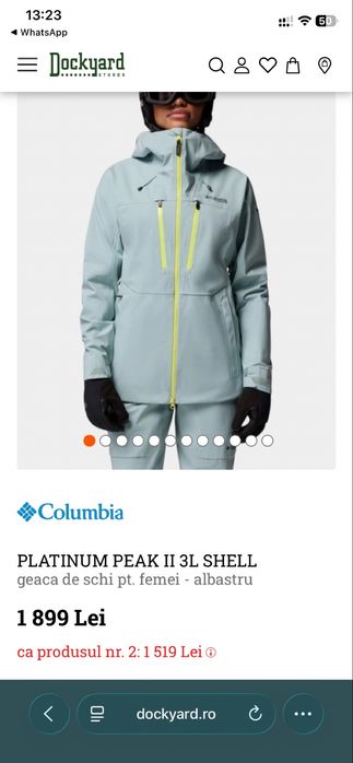 Costum ski Columbia Titanium – NOU