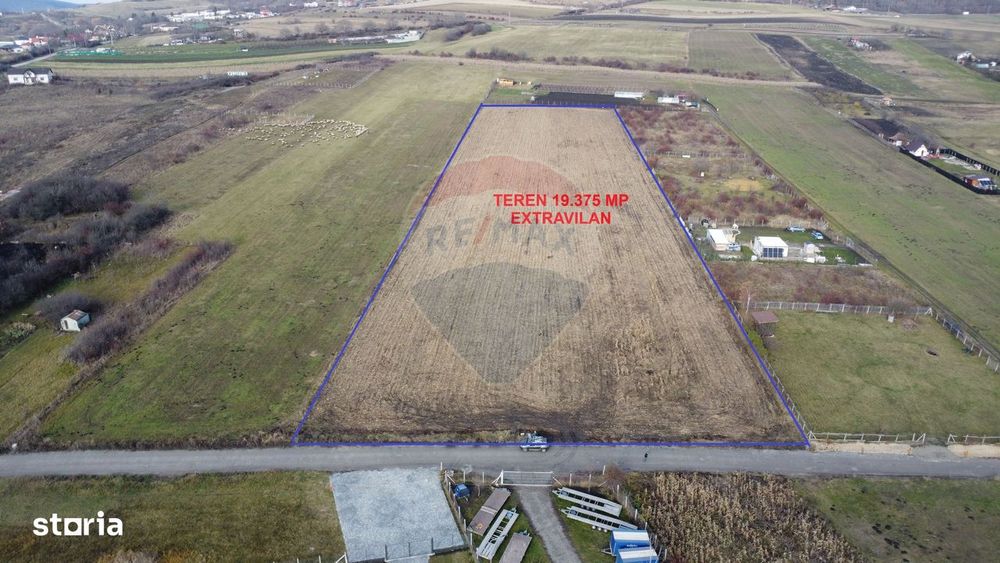Teren 19.375 mp Dâmbu Rotund. Potențial rezidențial. Extravilan