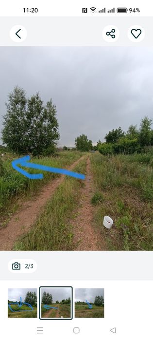 Участок на даче, без домика