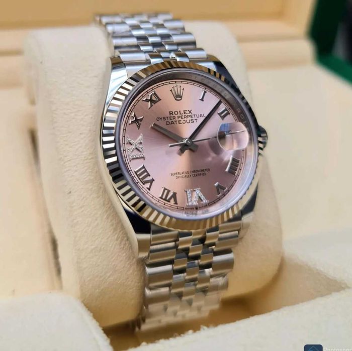 Rolex Datejust 36mm розов циферблат