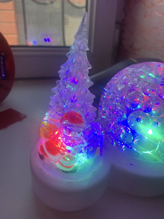 Светящий шарик с ёлочкой