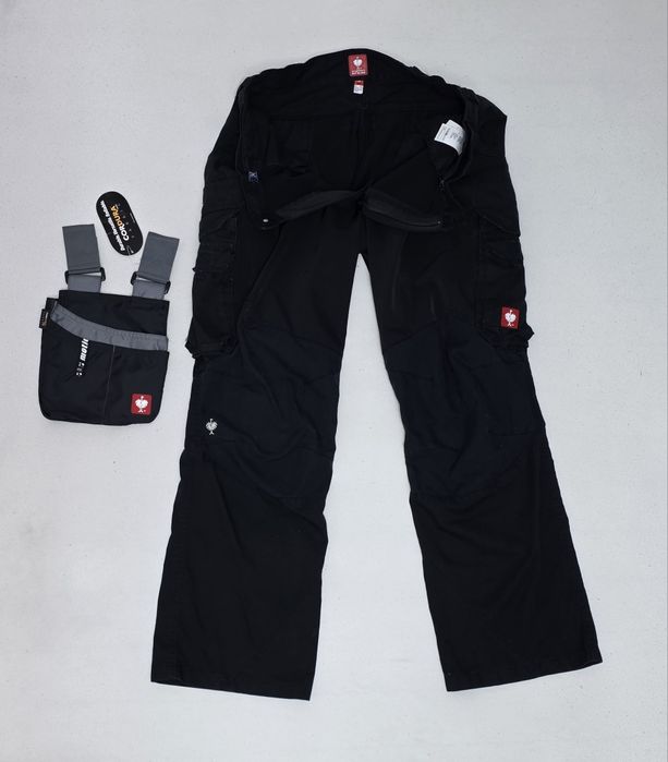 Pantaloni salopeta Engelbert Strauss Cordura Motion 2020, Nr.  26 sau Nr. 52 un L ptr barbați și borseta scule ES Motion Cordura nouă