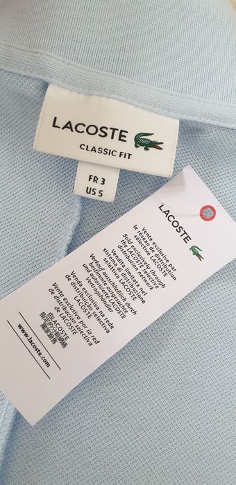 Lacoste Pique Cotton Classic Fit  3 - S НОВО! ОРИГИНАЛ! Мъжка Тениска!