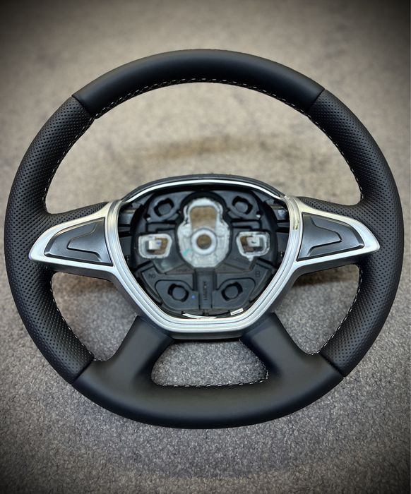 Volan piele naturala Nappa Dacia Duster Logan Sandero 2010-2021