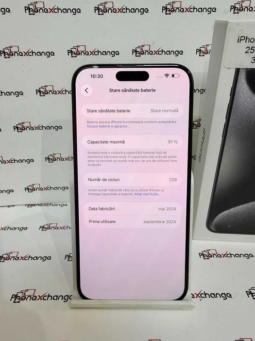 iPhone 15 Pro Max Black Neverlocked 256GB