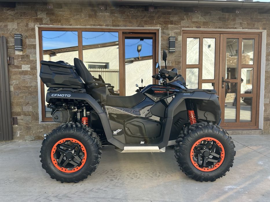 ATV CF MOTO X10 Premium 2026 (nou 200km, distantiere, scut Iron Baltic, ladă etc.)