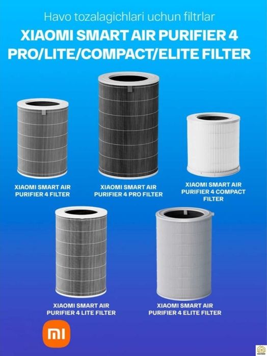 Фильтр для очистителя воздуха 4 Lite, Xiaomi 4, Xiaomi 4 Pro