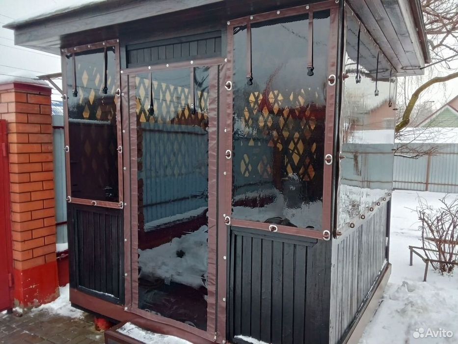 Мягкие окна.  Гибкие окна. Прозрачный пвх пленка