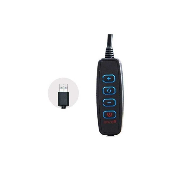 Ring Light 26cm cu trepied si suport telefon pt makeup, vlog, tik-tok